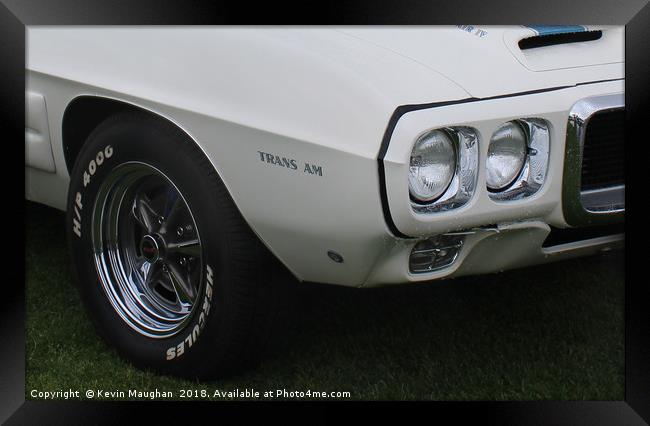 Pontiac Trans Am Framed Print by Kevin Maughan