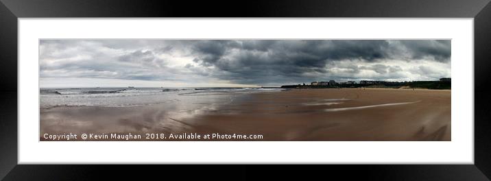 Majestic Beauty of Tynemouth Longsands Framed Mounted Print by Kevin Maughan