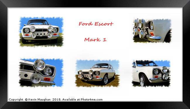 Ford Escort Mark 1  Framed Print by Kevin Maughan