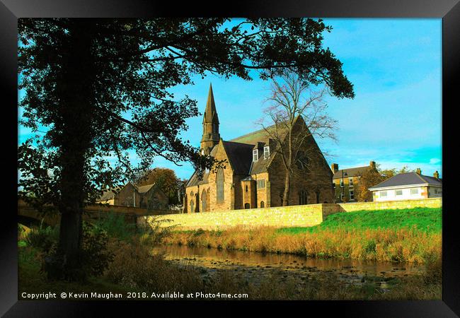 St Georges United Reformed Church In Morpeth Framed Print by Kevin Maughan