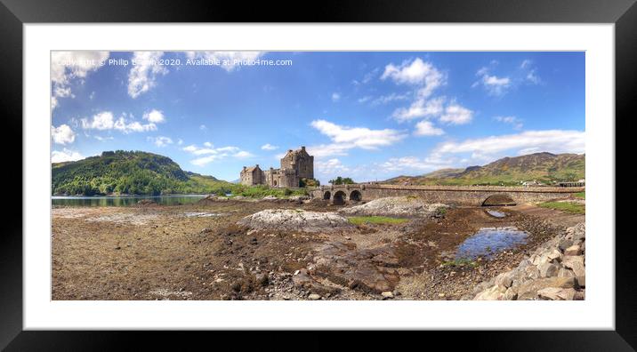Eilean Donan Castle in Scotland Framed Mounted Print by Philip Brown