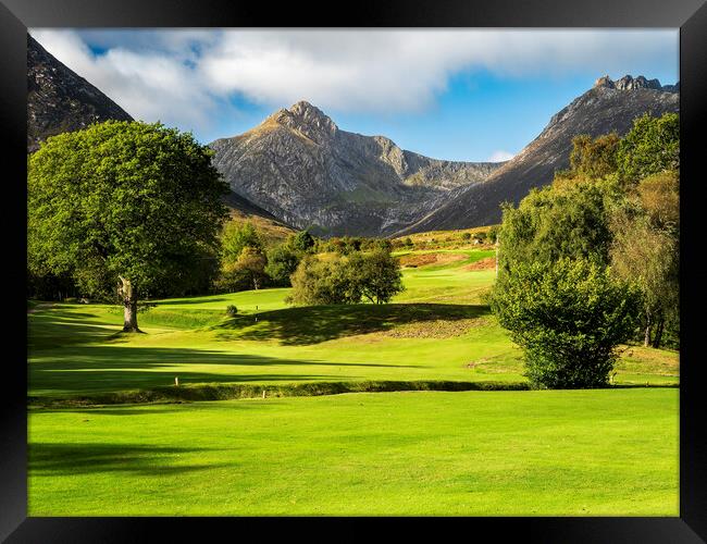 The 2nd at Corrie GC Framed Print by David Brookens