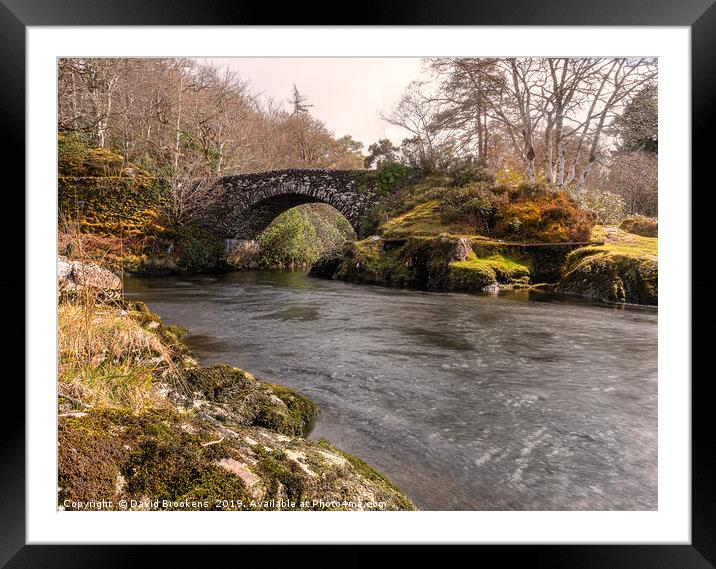 The Bridge on the River Shiel Framed Mounted Print by David Brookens