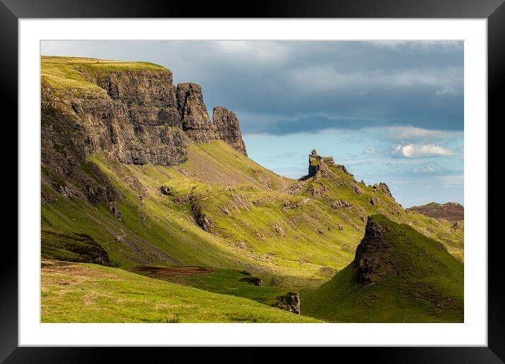 Quiraing Framed Mounted Print by Duncan Loraine