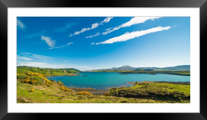 Dunvegan Castle Framed Mounted Print by Duncan Loraine
