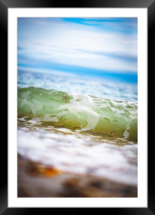 Within the Waves Framed Mounted Print by Duncan Loraine