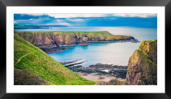 Seaview Framed Mounted Print by Duncan Loraine