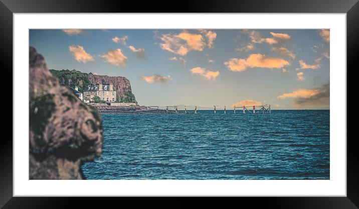 Aberdour Framed Mounted Print by Duncan Loraine