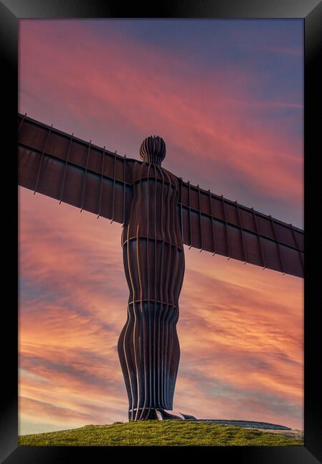 Angle of the North Framed Print by Duncan Loraine