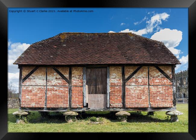 Grain store Framed Print by Stuart C Clarke