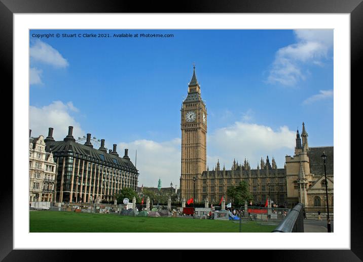 Palace of Westminster Framed Mounted Print by Stuart C Clarke