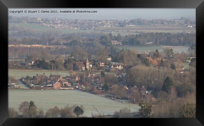 Duncton Framed Print by Stuart C Clarke