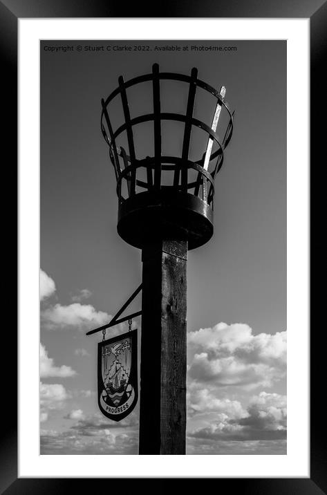 Beacon Framed Mounted Print by Stuart C Clarke