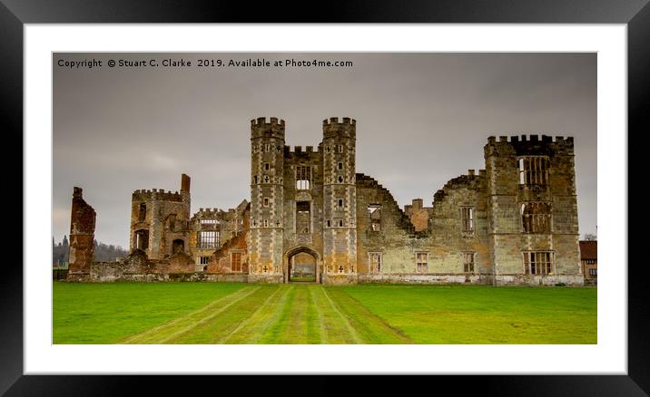 Cowdray House Framed Mounted Print by Stuart C Clarke