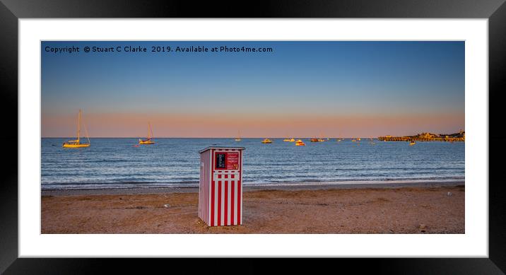 Punch and Judy, Swanage Framed Mounted Print by Stuart C Clarke