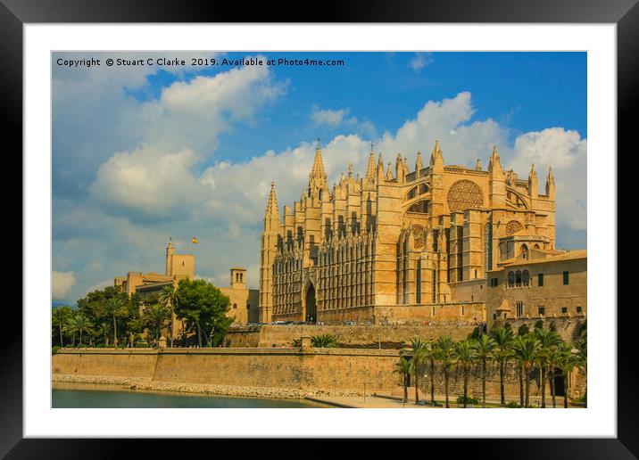 Cathedral of St. Mary of Palma Framed Mounted Print by Stuart C Clarke
