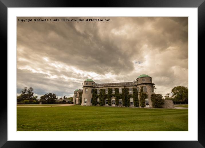 Goodwood House, West Sussex Framed Mounted Print by Stuart C Clarke