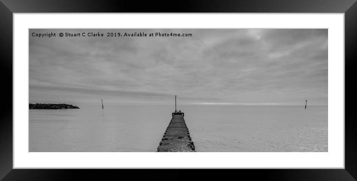 The Horizon Framed Mounted Print by Stuart C Clarke