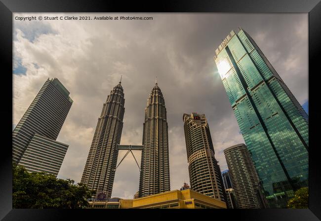 Petronas Towers Framed Print by Stuart C Clarke