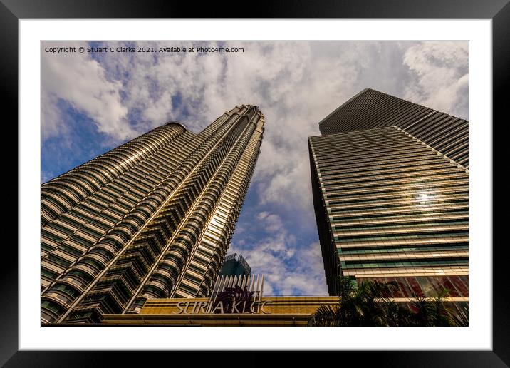 Petronas Towers Framed Mounted Print by Stuart C Clarke