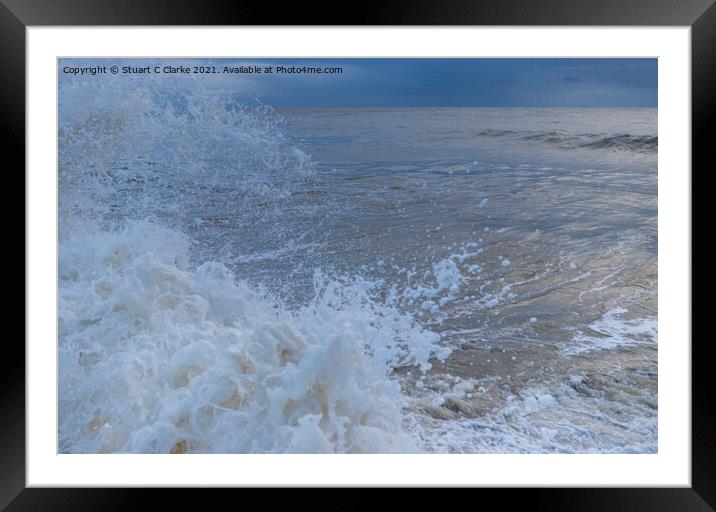 Splash  Framed Mounted Print by Stuart C Clarke