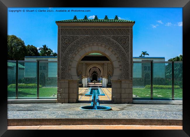 Moroccan Pavilion Framed Print by Stuart C Clarke