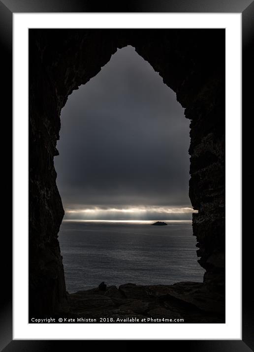 Moody View from the Daymark Framed Mounted Print by Kate Whiston