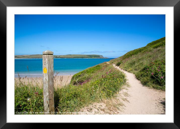 The Path to the Beach Framed Mounted Print by Kate Whiston