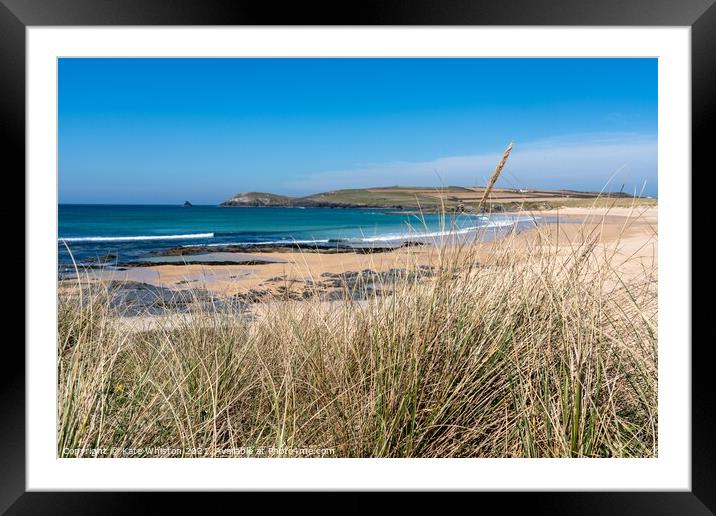 Summertime Constantine Bay Framed Mounted Print by Kate Whiston