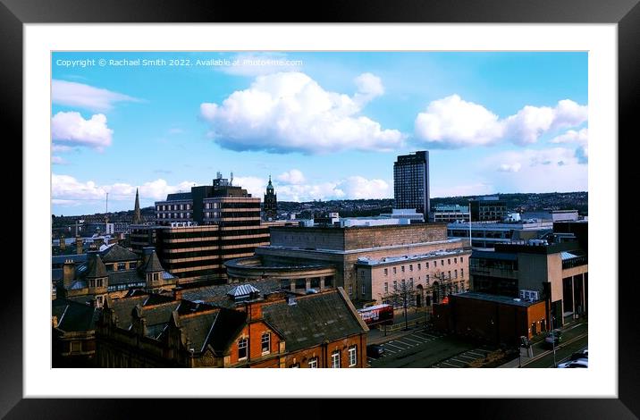 Sheffield city centre Framed Mounted Print by Rachael Smith