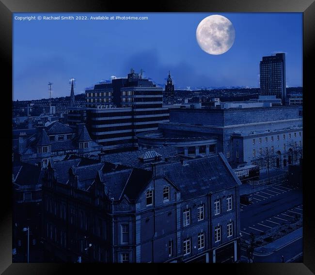 Night in Sheffield Framed Print by Rachael Smith