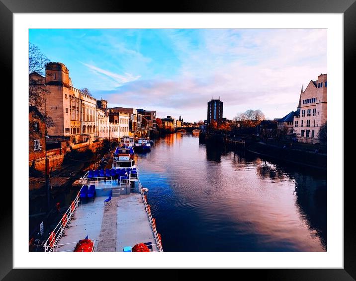 River Ouse Framed Mounted Print by Rachael Smith
