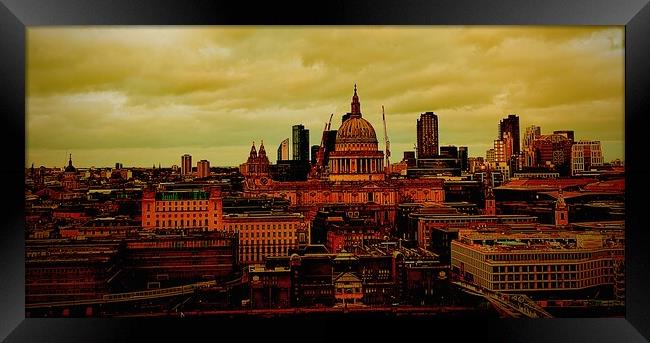 St Paul's Cathedral  Framed Print by Rachael Smith