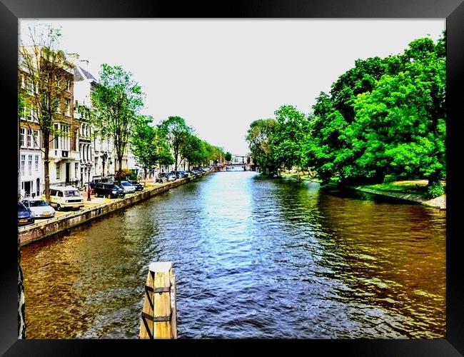 Amsterdam  Framed Print by Rachael Smith