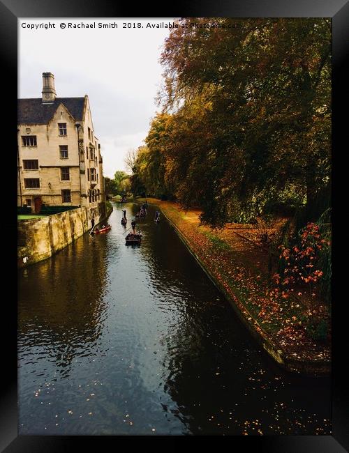 Cambridge River Cam Framed Print by Rachael Smith