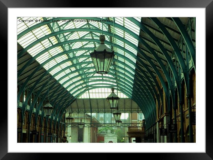 Covent Gardens, London Framed Mounted Print by Rachael Smith