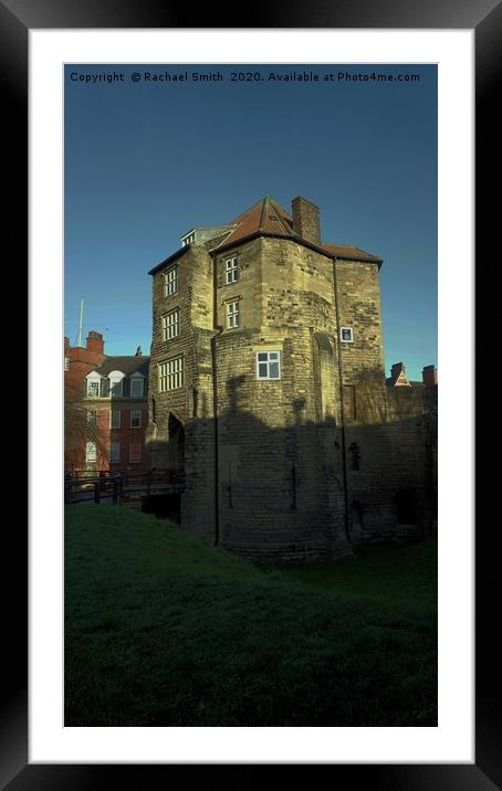 Newcastle Castle  Framed Mounted Print by Rachael Smith