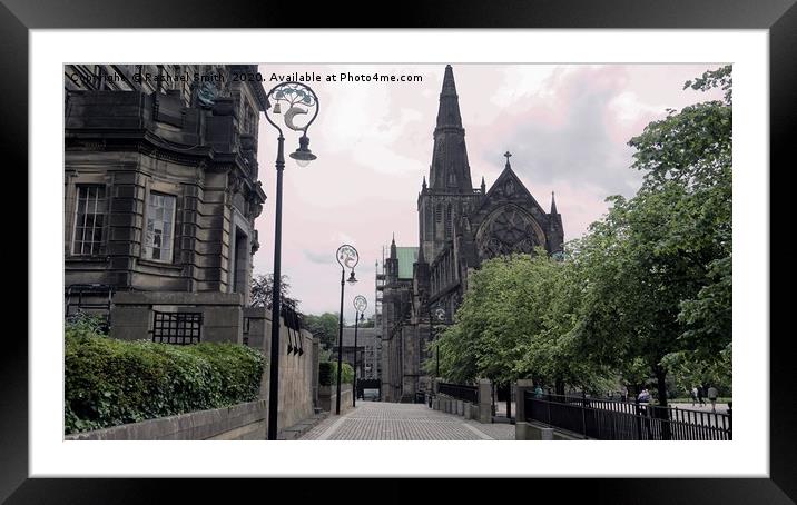 High Kirk of Glasgow Framed Mounted Print by Rachael Smith