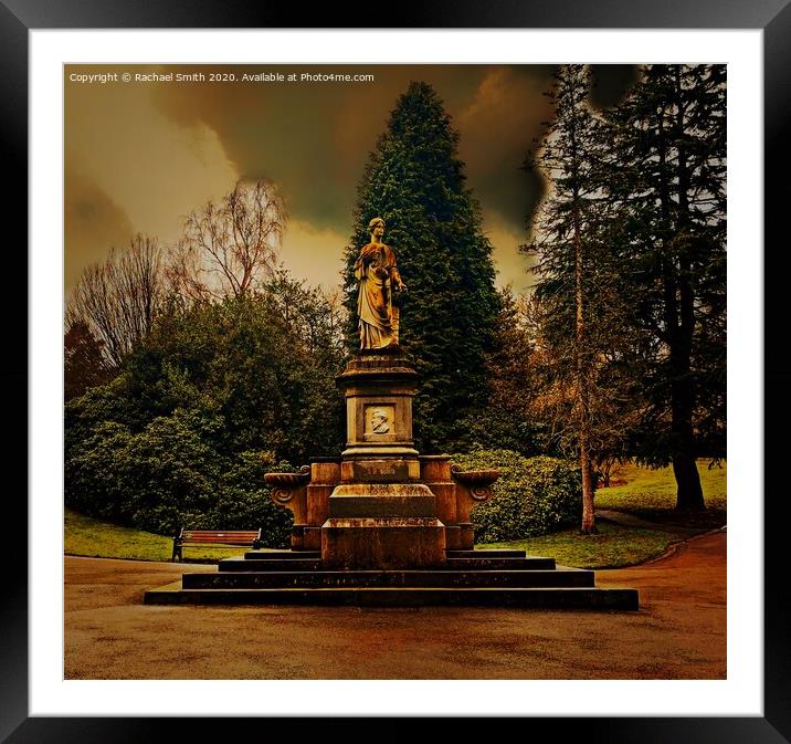 Howard Park statue Framed Mounted Print by Rachael Smith