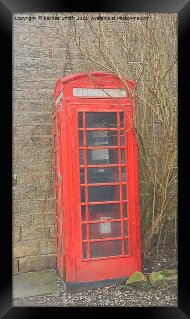 telephone box Framed Print by Rachael Smith