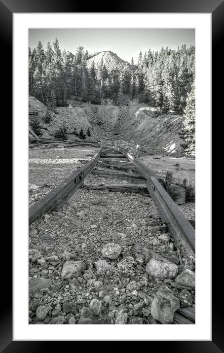 End of the line Framed Mounted Print by Wade Eppler
