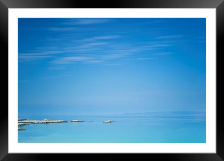 Blue Skies Framed Mounted Print by Robert McCristall
