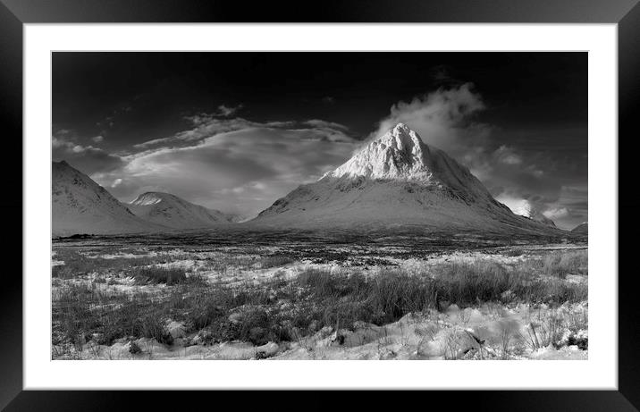 The Buachaille Etive Mor  Framed Mounted Print by Robert McCristall