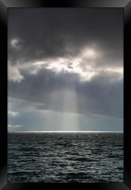 Heavenly spotlight Framed Print by Robert McCristall