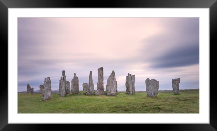 Callanish Standing Stones Framed Mounted Print by Robert McCristall