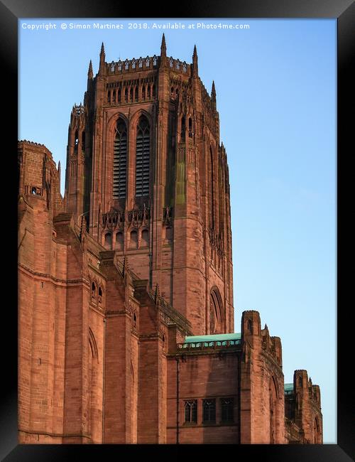 Liverpool Anglican Cathedral Framed Print by Simon Martinez