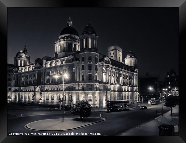 The Port of Liverpool Building, Liverpool (UK) Framed Print by Simon Martinez