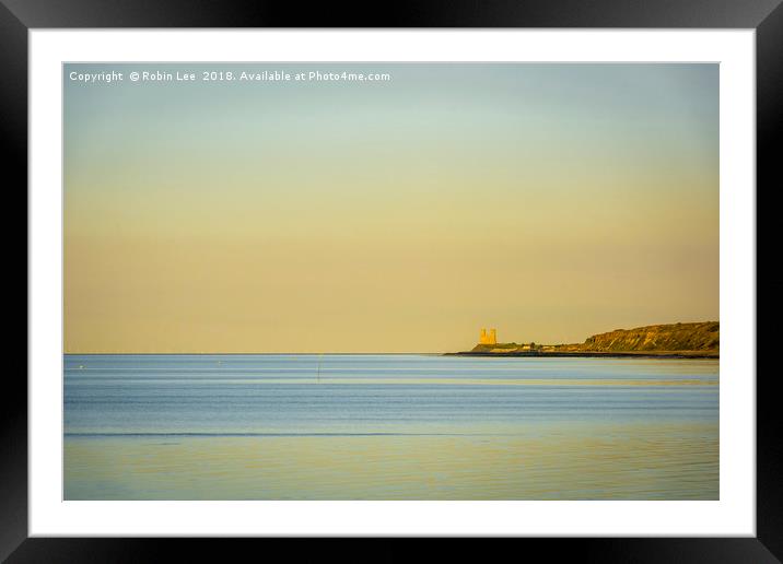 Reculver seascape Framed Mounted Print by Robin Lee