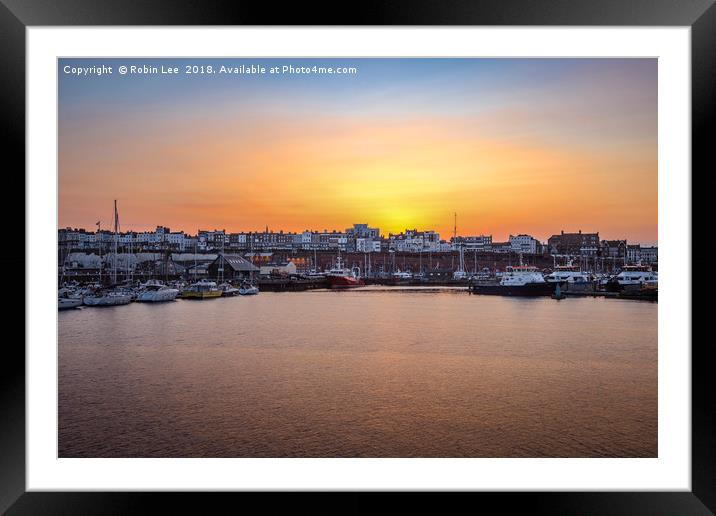 Ramsgate Harbour Framed Mounted Print by Robin Lee