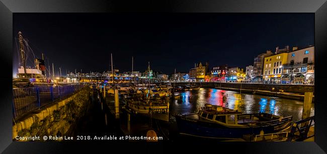 Ramsgate Royal Harbour and Quay Framed Print by Robin Lee